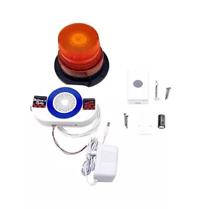 Milton’s Bells Warehouse Door Chime and Strobe Light Kit - Commercial grad - Picture 1 of 6