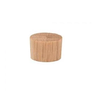 Tapones de cabeza plana de madera de roble rojo de 500 - 3/8" botones de muebles tapones de gabinete - Imagen 1 de 1
