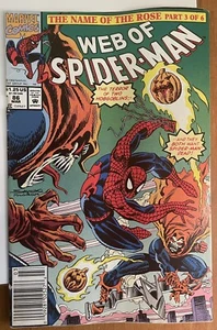 Web Of Spiderman Vol. 1 #86 (Marvel, 1992)- Newsstand- VG/F- Combined Shipping - Picture 1 of 7