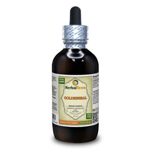 Goldenseal (Hydrastis Canadensis) Tincture, Organic Dried Root Liquid Extract