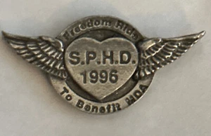 SPHD Freedom Ride 1997 Harley MDA motocicleta PIN insignia - Imagen 1 de 5