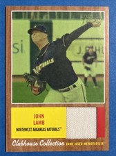 John Lamb 2011 Topps Heritage Minors Clubhouse Collection Relics #CCR-JL /50