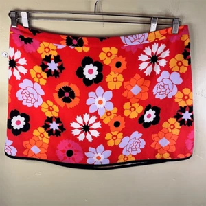 NWT Victoria Beckham for Target Women's 2XL Floral Mini Skirt Multicolor Lined - Picture 1 of 5