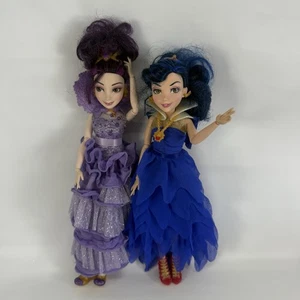 Disney Descendientes Coronación Real Evie y Mal Isla de los Perdidos Muñeca Conjunto de 2 - Imagen 1 de 7