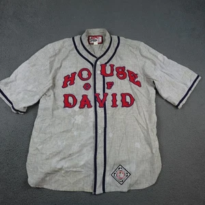 House of David Trikot Herren XL grau Baseball Wolle Ebbets Field 10 Black Diamond - Bild 1 von 16