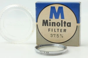Rare! [Near MINT in Box] Minolta 37.5mm UV filter with case  From JAPAN - Picture 1 of 8
