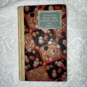 Sonnets from the Portuguese Browning VINTAGE 1930s Decorative Poetry Book Gift - Imagen 1 de 10