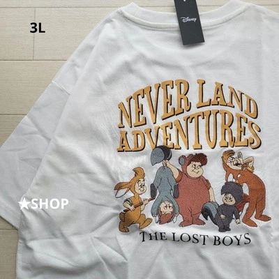 Peter Pan Lost Kids Lost Boys Embroidered Short Sleeve T-Shirt 3L - Image 1 of 4