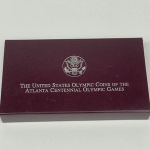 US 1995 P Olympic Running Silver Commemorative Dollar Atlanta - Picture 1 of 12