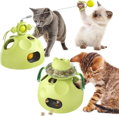 Интерактивная игрушка для кошек котенок палочка игрушка медленная кормушка еда головоломка игрушка лакомство - Изображение 1 из 4