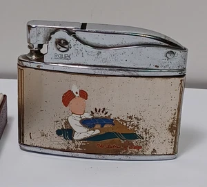 Town Rambler Flat Advertising Rolex Japan Lighter + Box JGBx28 - Picture 1 of 6