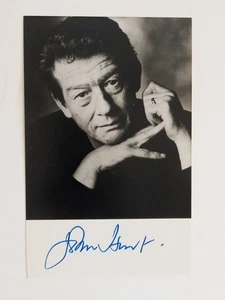 John Hurt - Midnight Express, Harry Potter, Doctor Who - autografo originale - ca - Foto 1 di 1