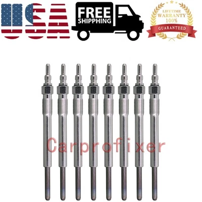 For 1999-03 Ford F550 Truck V8 7.3L Diesel 8x Glow Plugs F4TZ-12A342-BA ZD-11-B2 Foto 1 de 4