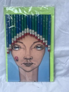 TSHUN MIXED MEDIA ART PRINT/CARD - Picture 1 of 3