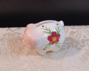 Hucha de porcelana miniatura vintage - pintada a mano, Japón - Imagen 1 de 3