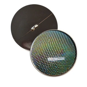 Paar grüne polierte Fliege Halbkugel zum Aufnähen Glasaugen Taxidermie Schmuck - Bild 1 von 9