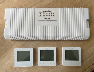 Heatmiser UH8 - RF wireless CH controller + 3 wireless thermostats - Image 1 of 4