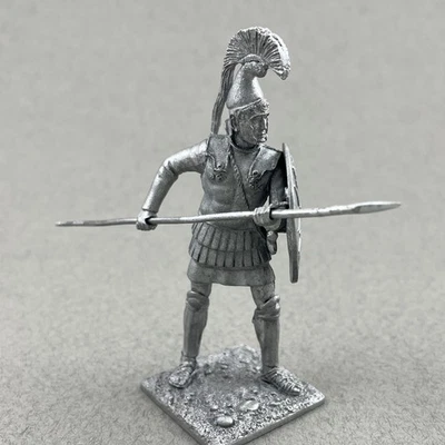 Guerrero Sarissophoroi 54 mm, Guerras de los Diádocos, Figura de hojalata muy detallada Foto 1 de 4