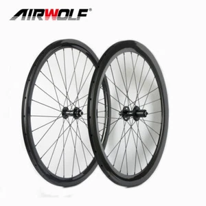 AIRWOLF Carbon Wheelset Disc 700C Road Bike Bicycle Wheels 50mm 25mm Tubeless - Picture 1 of 11
