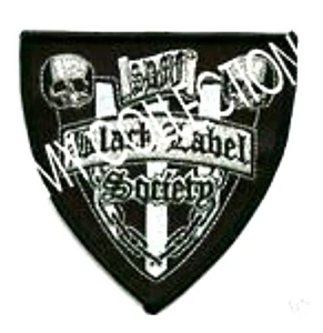 PARCHE ESCUDO BORDADO SOCIEDAD ETIQUETA NEGRA ZAKK WYLDE - Imagen 1 de 2