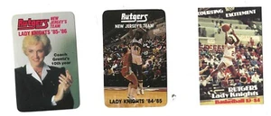 RUTGERS WOMENS HOOPS SCHEDULE / 1984-85 - Picture 1 of 1