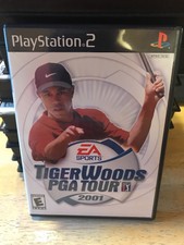 EA Sports Tiger Woods PGA Tour 2001 Playstation 2 PS2 Golfing Video Game Used