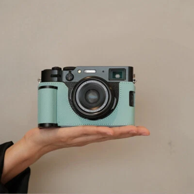 Camera Case For Fujifilm X100VI Genuine Leather Bag Case Protect Cover Belt NEW - Image 1 of 4