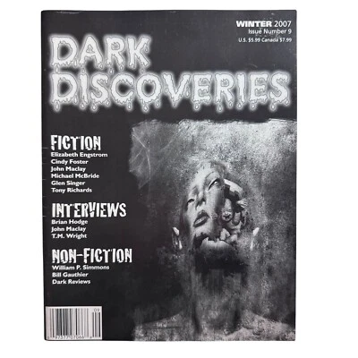Dark Discoveries #9, Winter 2007, interviews w/Brian Hodge, John Maclay, Wright - Image 1 of 4