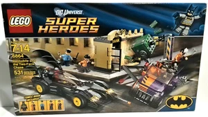 LEGO SUPER HEROES 6864 BATMOBILE & TWO-FACE CHASE COMIC BOOK 100% COMPLETE & BOX - Picture 1 of 4