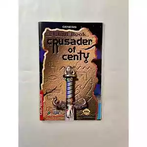 1994 Genesis Crusader Of Centy di Atlus libro suggerimenti raro, ufficiale, htf, oop - Foto 1 di 12
