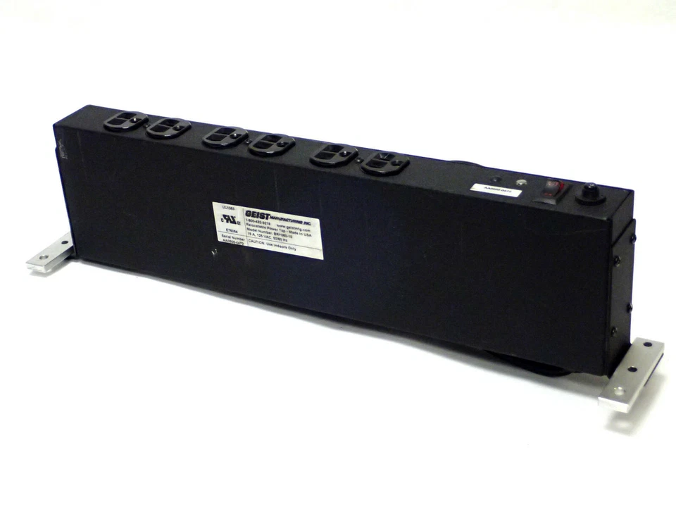 GEIST E76064 RELOCATABLE POWER TAP 6 OUTLET BRR060-10, 15A 125VAC, SURGE PROTECT - Image 1 of 4