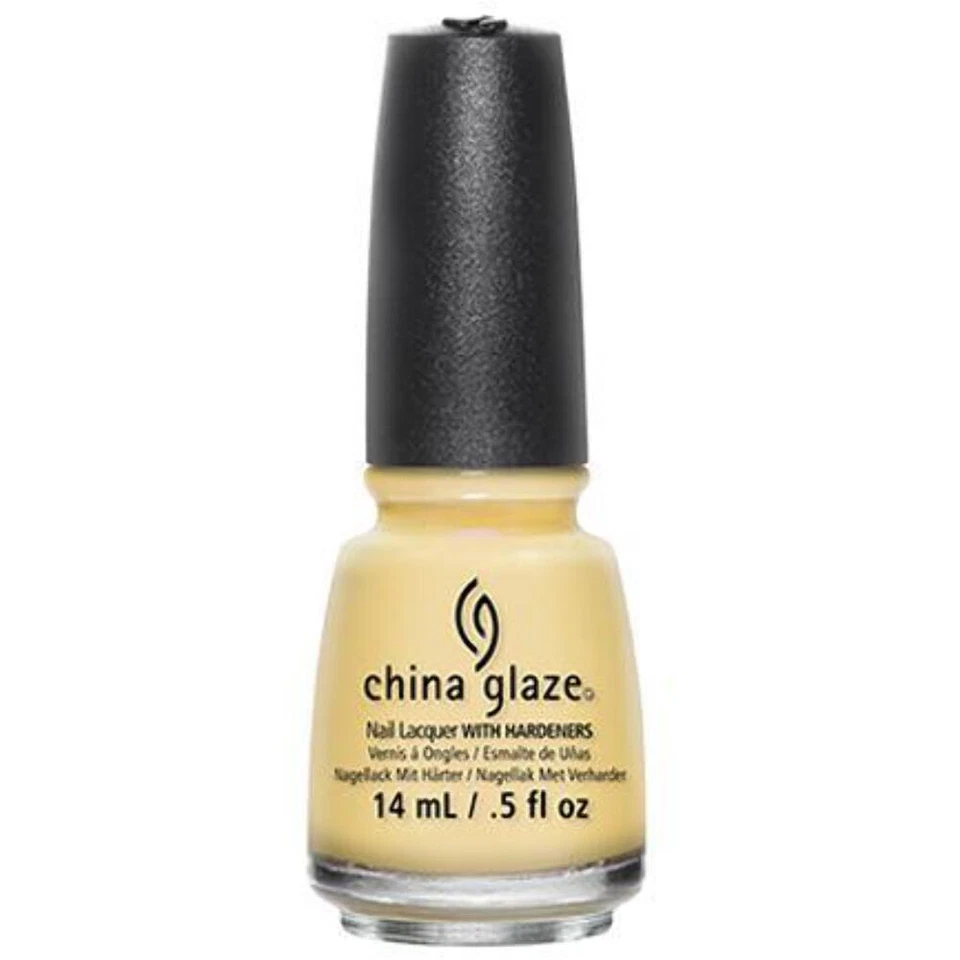 China Glaze Nail Lacquer With Hardeners 871 Lemon Fizz