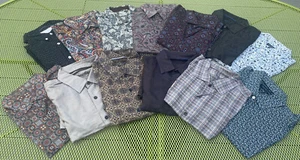 LOTTO 13 CAMICIE UOMO GRANDI TOMMY HILIGER TACCO ELBA + MANICHE LUNGHE CASUAL ELEGANTI - Foto 1 di 24