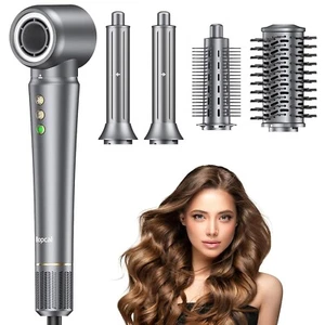 5 in 1 Hair Styler Professional Frizz-Free Automatic Wrap Curlers Hair Dryer NEW - Picture 1 of 8