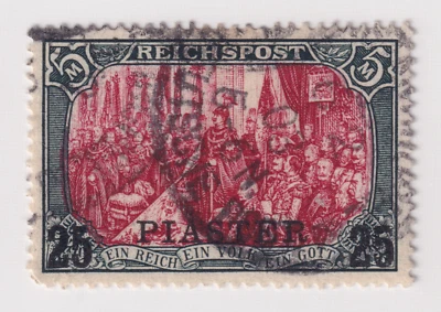 德国海外办公室(土耳其)斯科特 #28B 25pi 5 米邮票。 二手。 HR。 CV$500 — 第 1/2 张图片