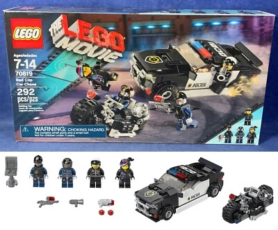New BAD COP CAR CHASE Lego 70819 The LEGO MOVIE Wyldstyle ROBO SWAT Police Car - Image 1 of 4