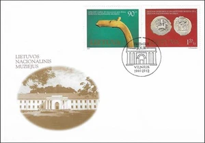 Ritual Staff Elk´s Mother Coin Of The Grand Duchy Stone Age Lithuania FDC 1997 - Picture 1 of 1