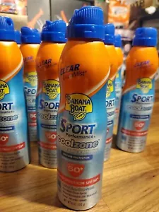 NUOVO Banana Boat Sport Cool Zone Nebbia Chiara Protezione Solare Powerstay SPF 50/6 FL OZ - Foto 1 di 3