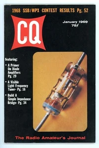 CQ The Radio Amateur's Journal Vol. 25/Nr.1 Januar 1969 Amateurfunk Magazin - Bild 1 von 2