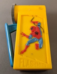 Vintage working Spider-Man JANEX FLASHMITE FLASHLIGHT 1976 Marvel Comics Group  - Picture 1 of 10