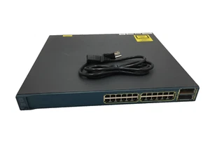 Cisco WS-C3560E-24TD-S Catalyst 3560E 24 Port C3K-PWR-265WAC P/S BLOWER - Picture 1 of 6