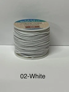 2mm (1/16") Round Elastic Cord / Stretch / Bungee / Shock String 54.68 Yards - Picture 1 of 5