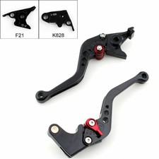 Short Clutch Brake Lever for Fit Kawasaki Z750 2007-2012 Z800 13-2014 Black