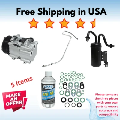 Compresor y secadores aire acondicionado apto para Dodge Ram 3500 2006-2007 Foto 1 de 4