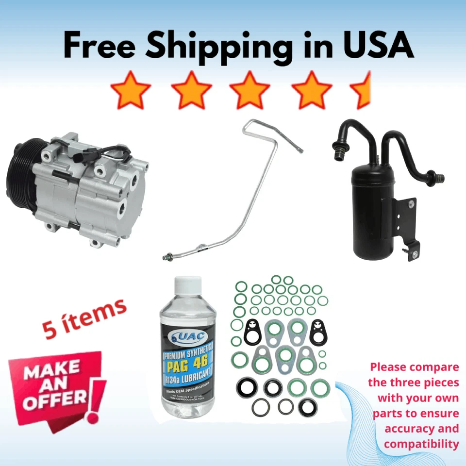 Compressor & Driers A/C Fit Dodge Ram 3500	 2006-2007 - Image 1 of 4