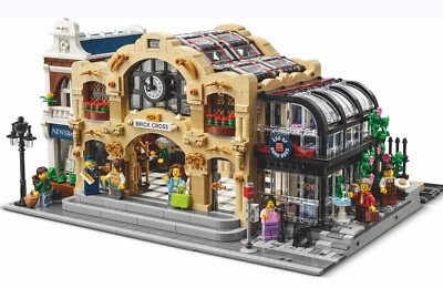 Lego Bricklink (BDP) estação de trem Brick Cross *edição limitada* 910034 - Imagem 1 de 4