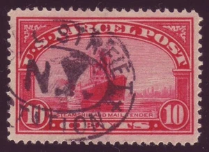 Q6 ( 10c Parcel Post ) - AWESOME LOOKING - RP ? - NICE CANCEL - MUST SEE !! - Picture 1 of 2