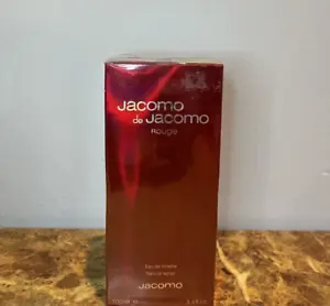 Jacomo de Jacomo Rouge 3.4 oz / 100 ml EDT Spray Men Cologne NEW SEALED - Picture 1 of 3