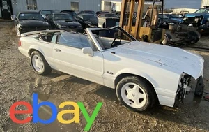 1993 Ford Mustang LX special edition spoiler trunk vibrant white Feature summer - Picture 1 of 18