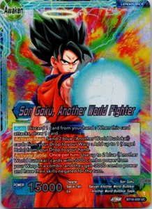 Son Goku, Another World Fighter | Lámina | Juego de cartas Dragon Ball Super casi nuevo - Imagen 1 de 2